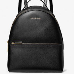 Michael Kors Sheila Medium Faux Saffiano Leather Backpack